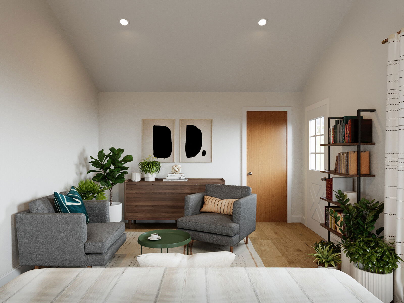 Boho Bedroom Renovation Midcentury Boho, Bright Bedroom Renovation