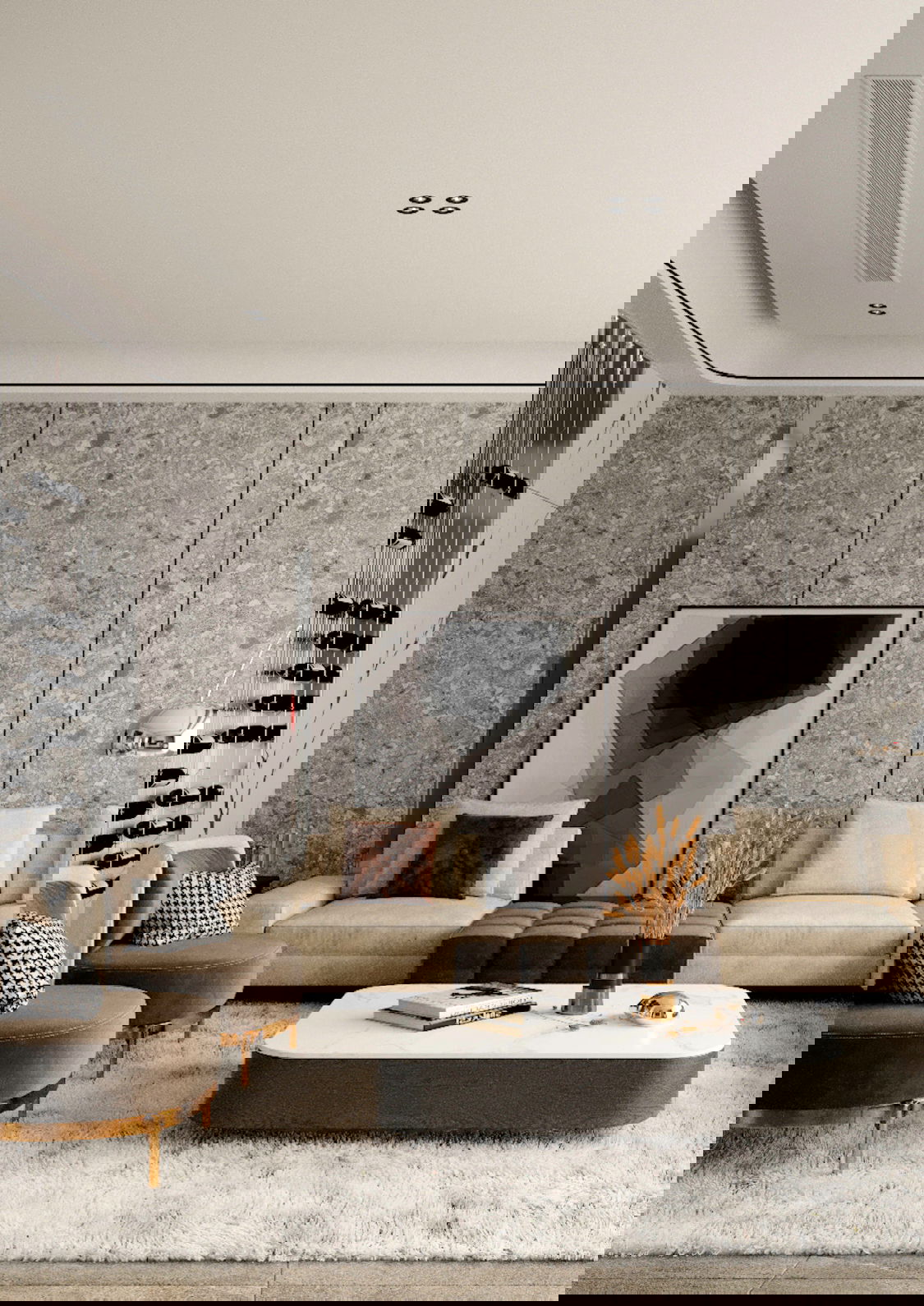 Modern living room by luxury interior designers