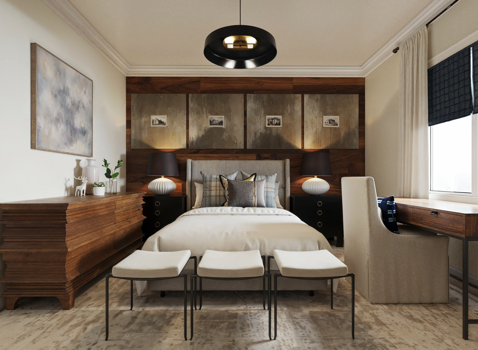 Modern Global Bedroom Design Modern Global Bedroom Design